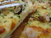Пицца с трепангами