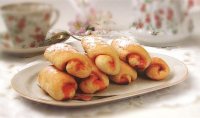 Рулетики с вареньем